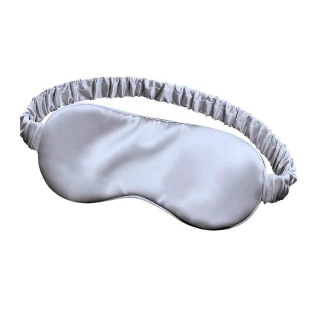 LiveGrounded Premium Earthing Silver Silk Sleep Mask‎ Mulberry Silk NEW